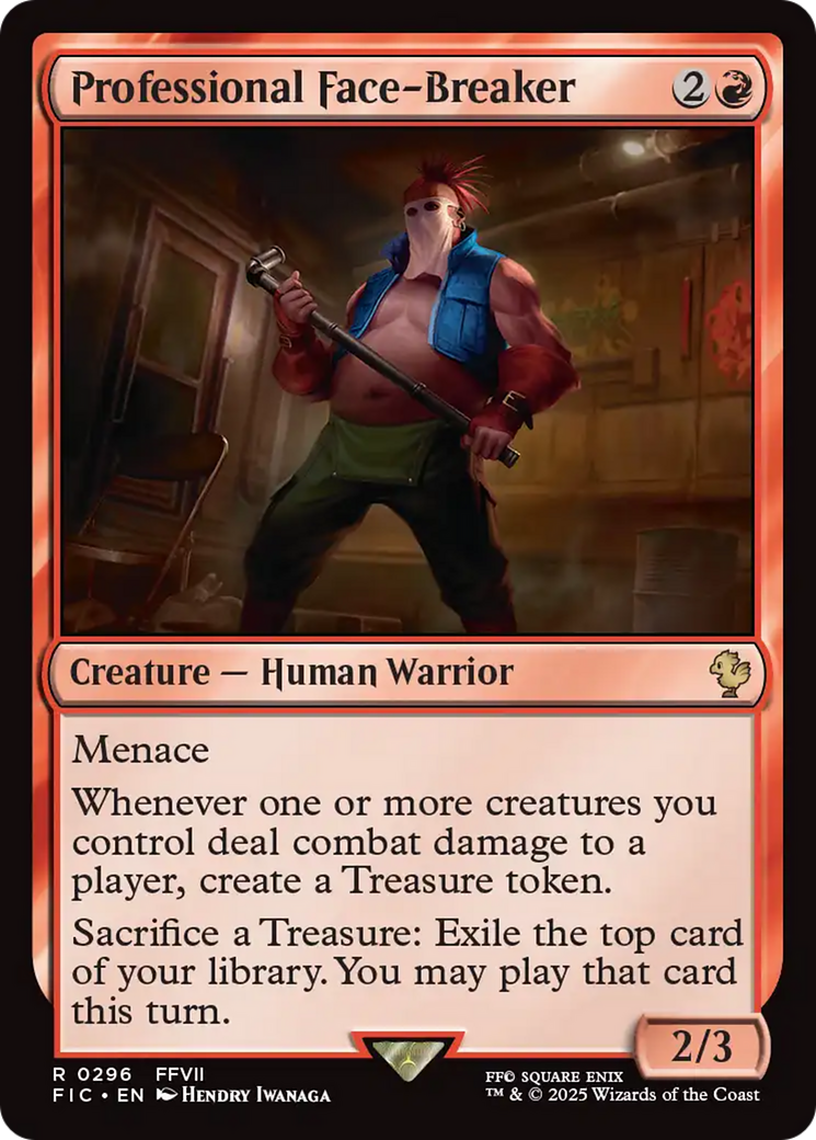 Professional Face-Breaker [FINAL FANTASY Commander] | Jomio and Rueliete's Cards and Comics