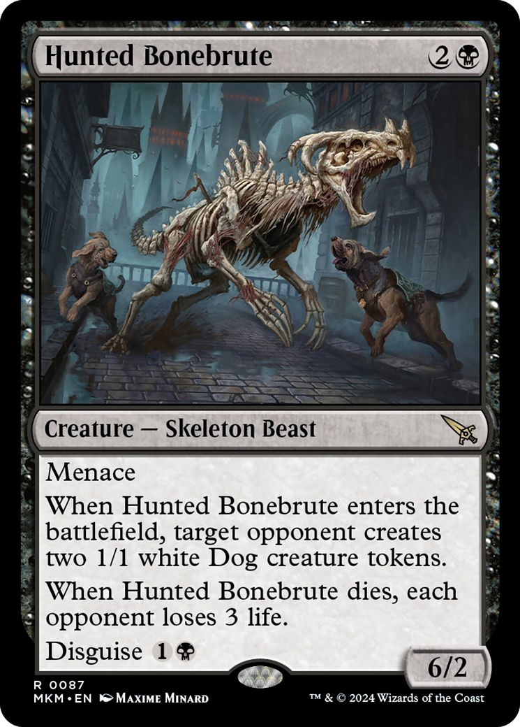 Hunted Bonebrute [Murders at Karlov Manor] | Jomio and Rueliete's Cards and Comics