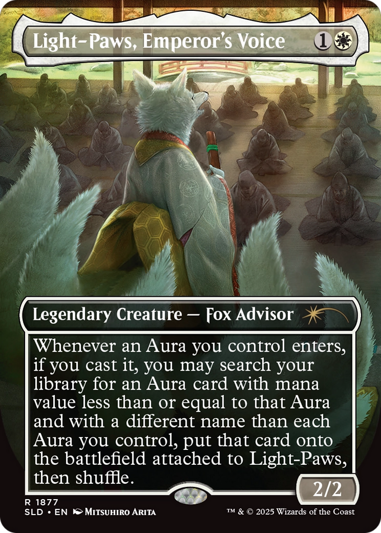 Light-Paws, Emperor's Voice (Rainbow Foil) [Secret Lair Drop Series] | Jomio and Rueliete's Cards and Comics