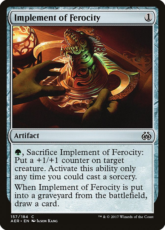 Implement of Ferocity [Aether Revolt] | Jomio and Rueliete's Cards and Comics