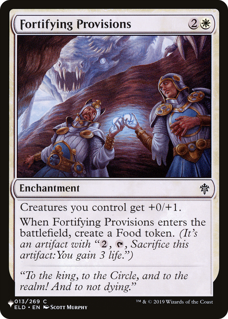 Fortifying Provisions [The List] | Jomio and Rueliete's Cards and Comics