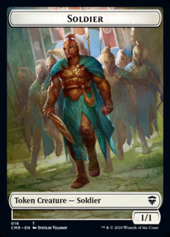 Cat // Soldier Double-Sided Token [Commander Legends Tokens] | Jomio and Rueliete's Cards and Comics