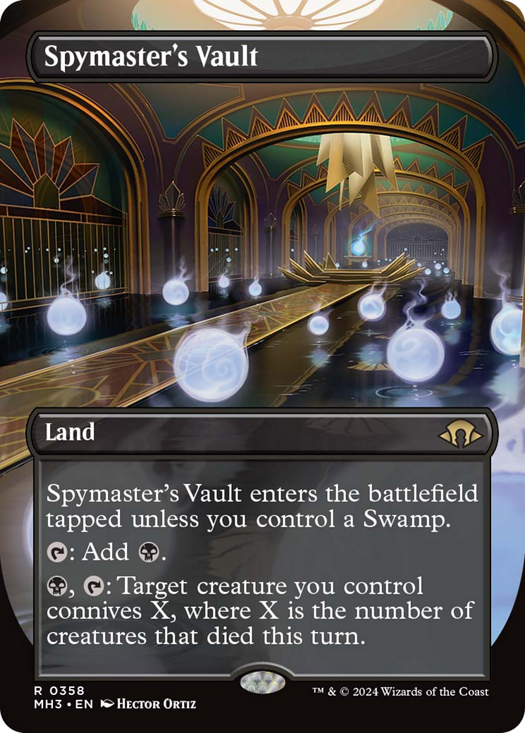 Spymaster's Vault (Borderless) [Modern Horizons 3] | Jomio and Rueliete's Cards and Comics
