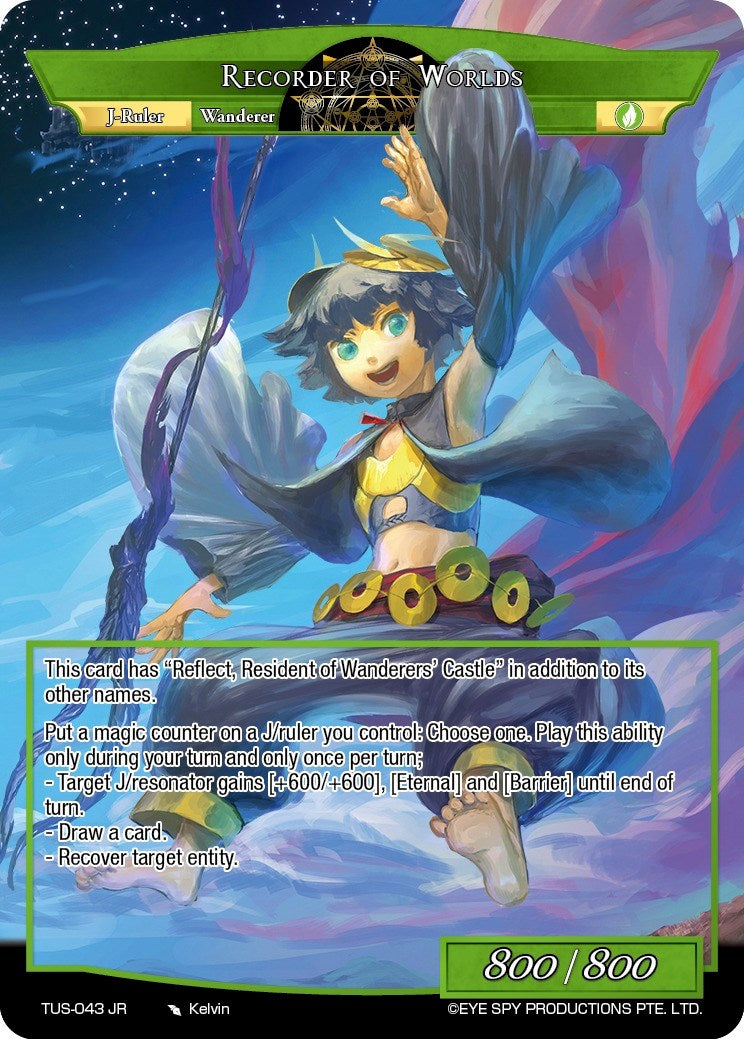 Memory of Worlds // Recorder of Worlds (TUS-043 JR) [The Underworld of Secrets] | Jomio and Rueliete's Cards and Comics