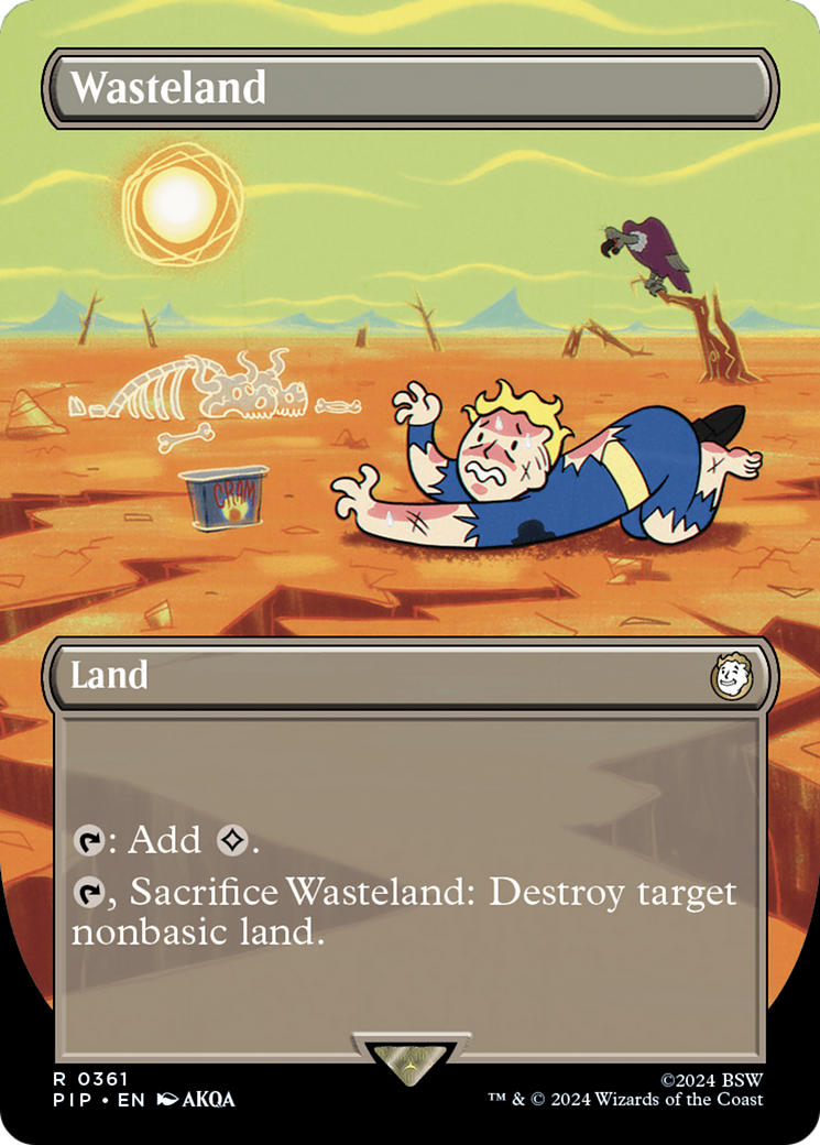 Wasteland (Borderless) [Fallout] | Jomio and Rueliete's Cards and Comics