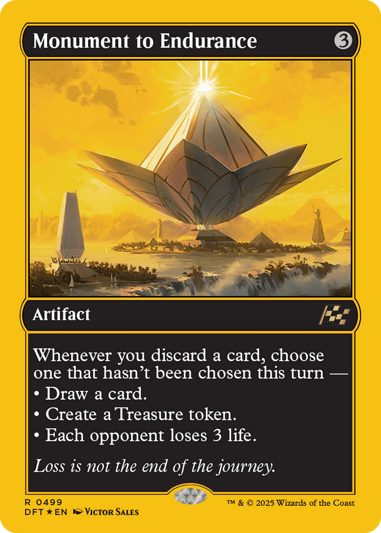 Monument to Endurance (First-Place Foil) [Aetherdrift] | Jomio and Rueliete's Cards and Comics