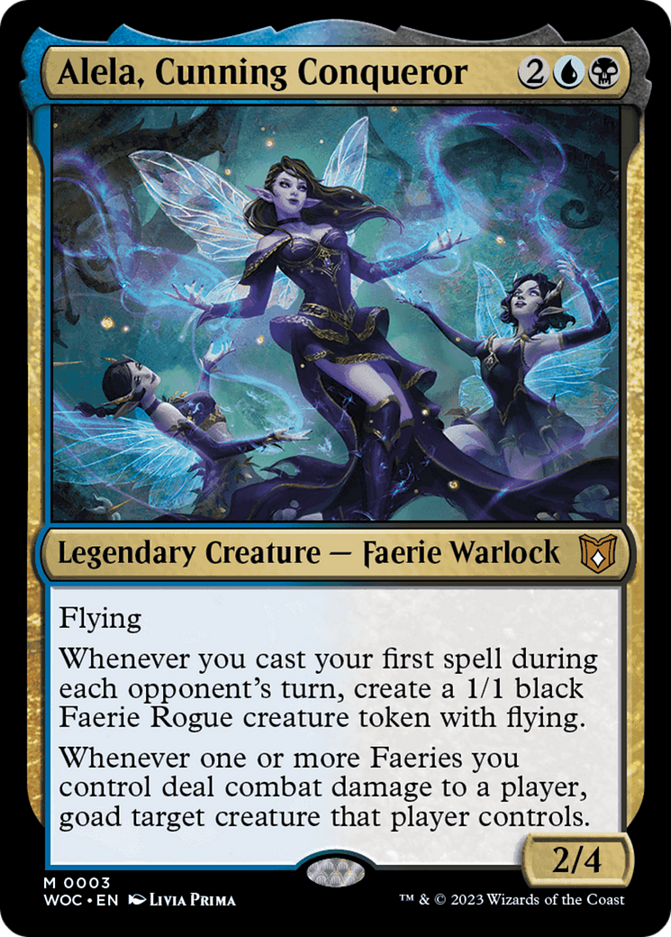 Alela, Cunning Conqueror [Wilds of Eldraine Commander] | Jomio and Rueliete's Cards and Comics