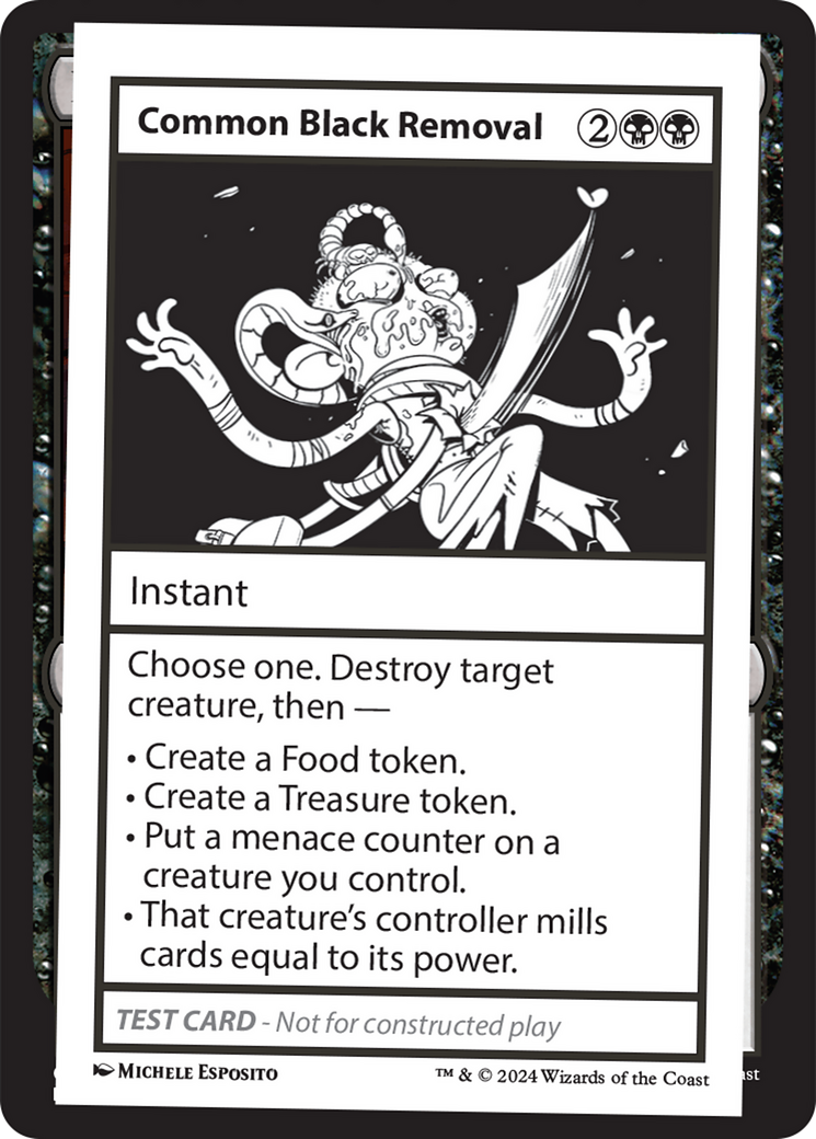 Common Black Removal [Mystery Booster 2 Playtest Cards] | Jomio and Rueliete's Cards and Comics