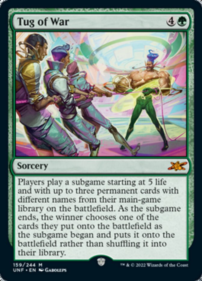 Tug of War [Unfinity] | Jomio and Rueliete's Cards and Comics