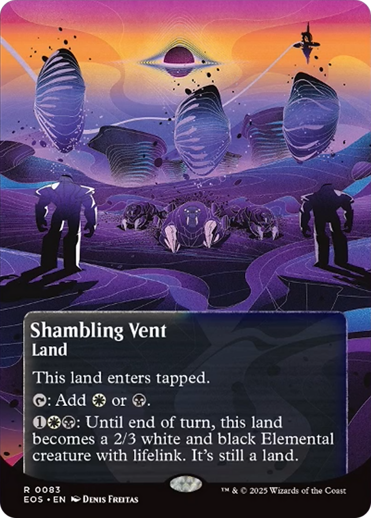 Shambling Vent (0083) (Borderless) [Edge of Eternities: Stellar Sights] | Jomio and Rueliete's Cards and Comics