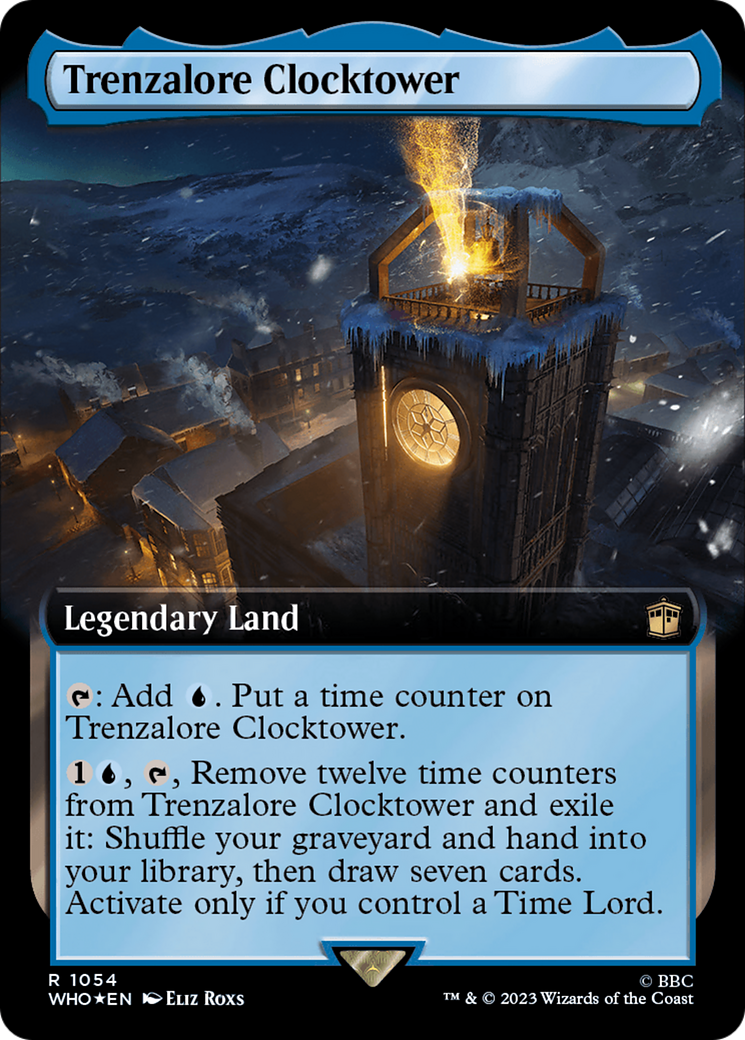 Trenzalore Clocktower (Extended Art) (Surge Foil) [Doctor Who] | Jomio and Rueliete's Cards and Comics