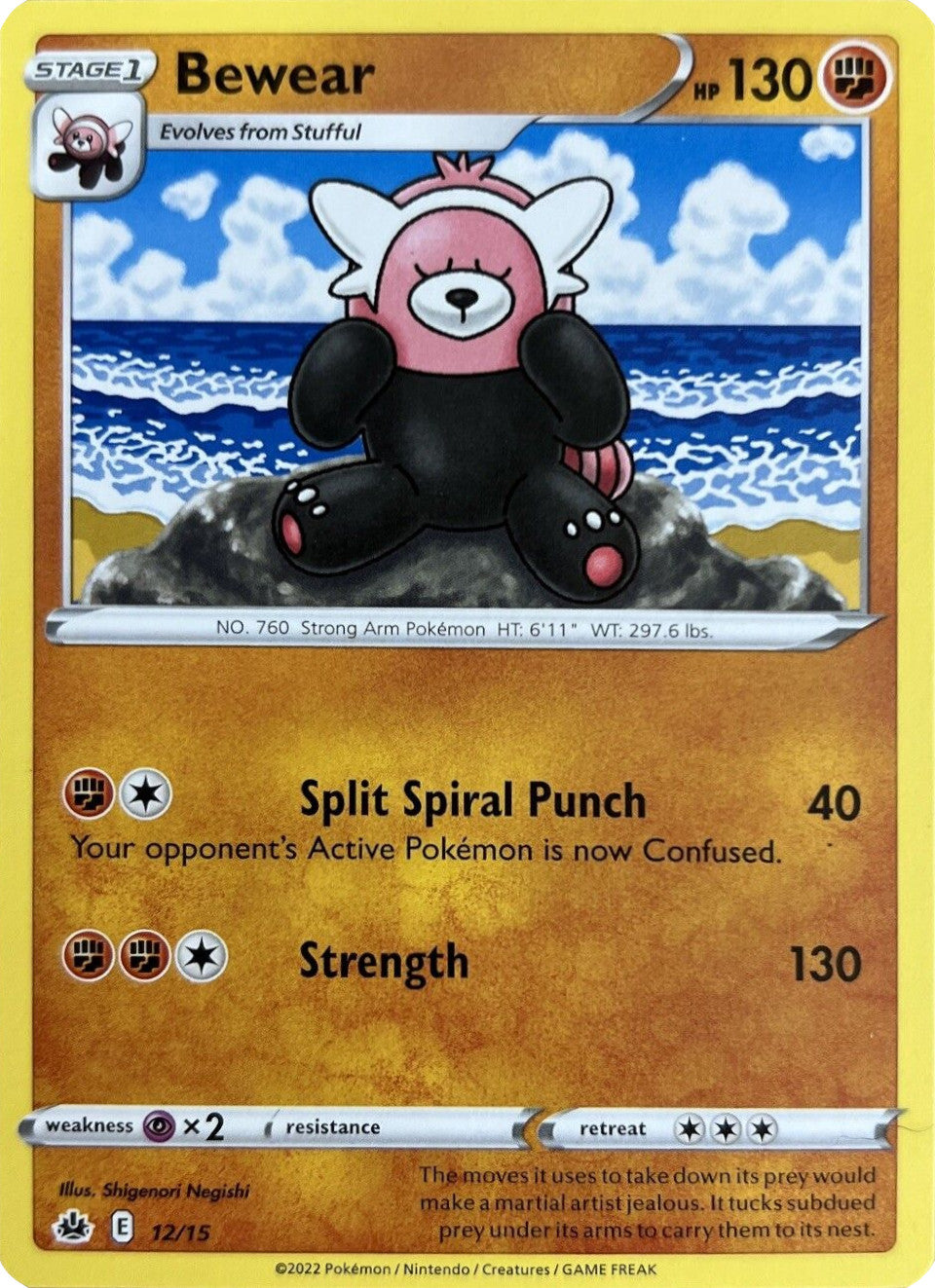 Bewear (12/15) [McDonald's Promos: Match Battle] | Jomio and Rueliete's Cards and Comics