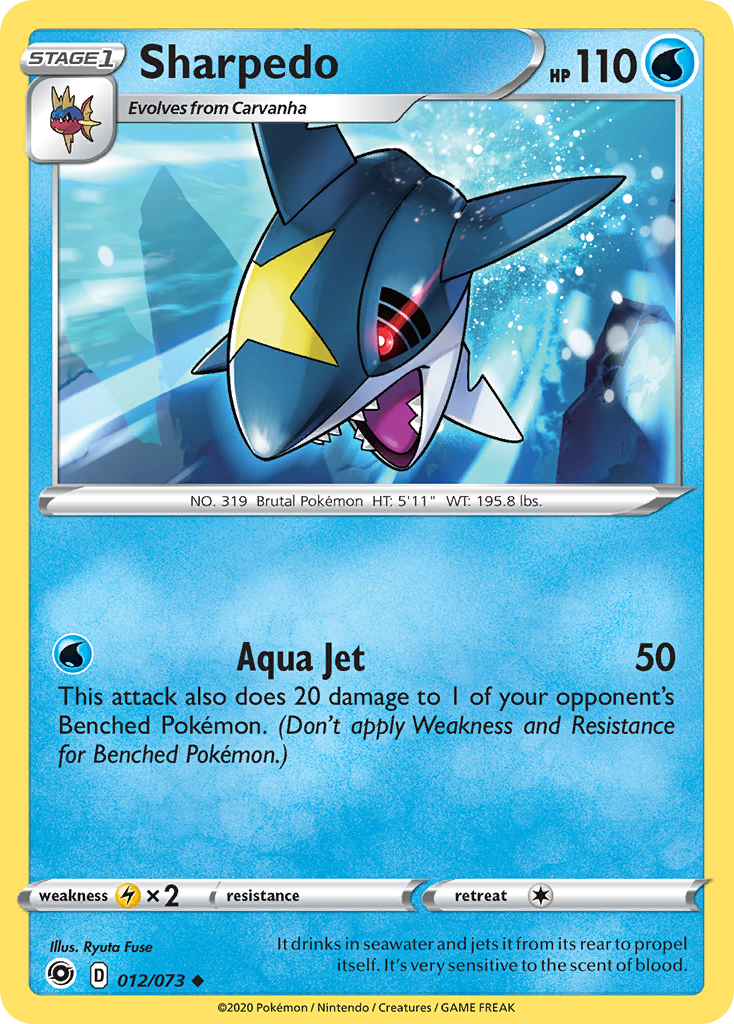 Sharpedo (012/073) [Sword & Shield: Champion's Path] | Jomio and Rueliete's Cards and Comics