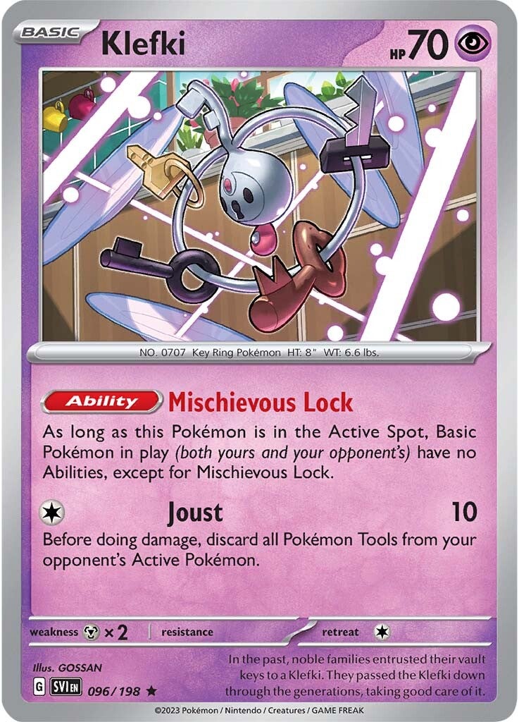 Klefki (096/198) [Scarlet & Violet: Base Set] | Jomio and Rueliete's Cards and Comics