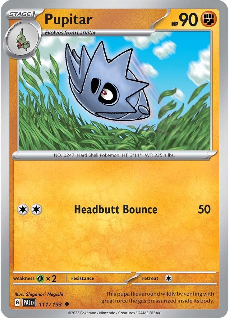Pupitar (111/193) [Scarlet & Violet: Paldea Evolved] | Jomio and Rueliete's Cards and Comics