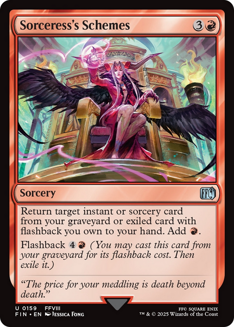 Sorceress's Schemes [FINAL FANTASY] | Jomio and Rueliete's Cards and Comics