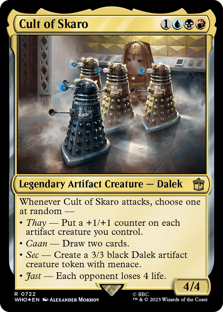 Cult of Skaro (Surge Foil) [Doctor Who] | Jomio and Rueliete's Cards and Comics
