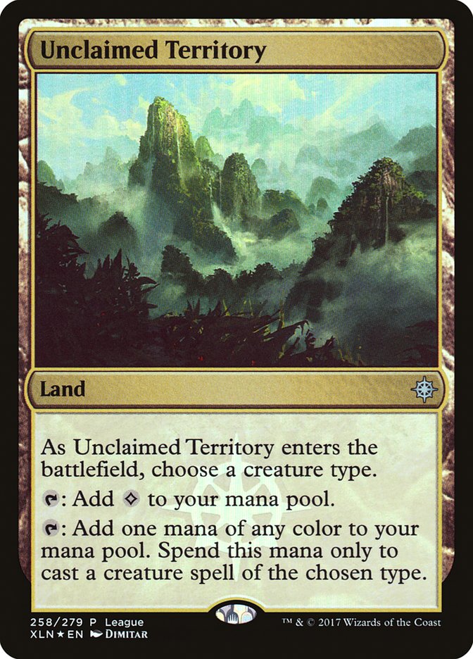 Unclaimed Territory (League) [Ixalan Promos] | Jomio and Rueliete's Cards and Comics