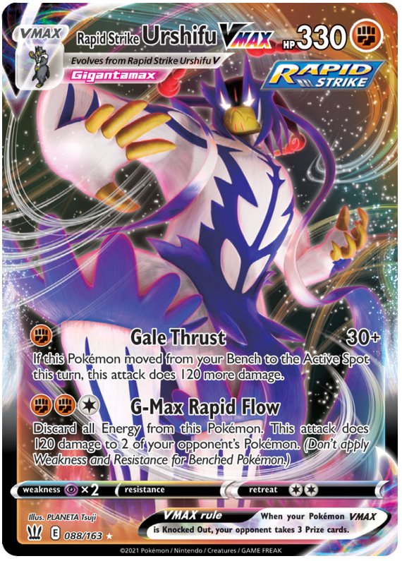 Rapid Strike Urshifu VMAX (088/163) [Sword & Shield: Battle Styles] | Jomio and Rueliete's Cards and Comics
