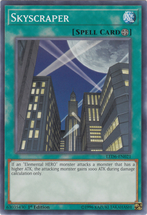 Skyscraper [LED6-EN021] Common | Jomio and Rueliete's Cards and Comics