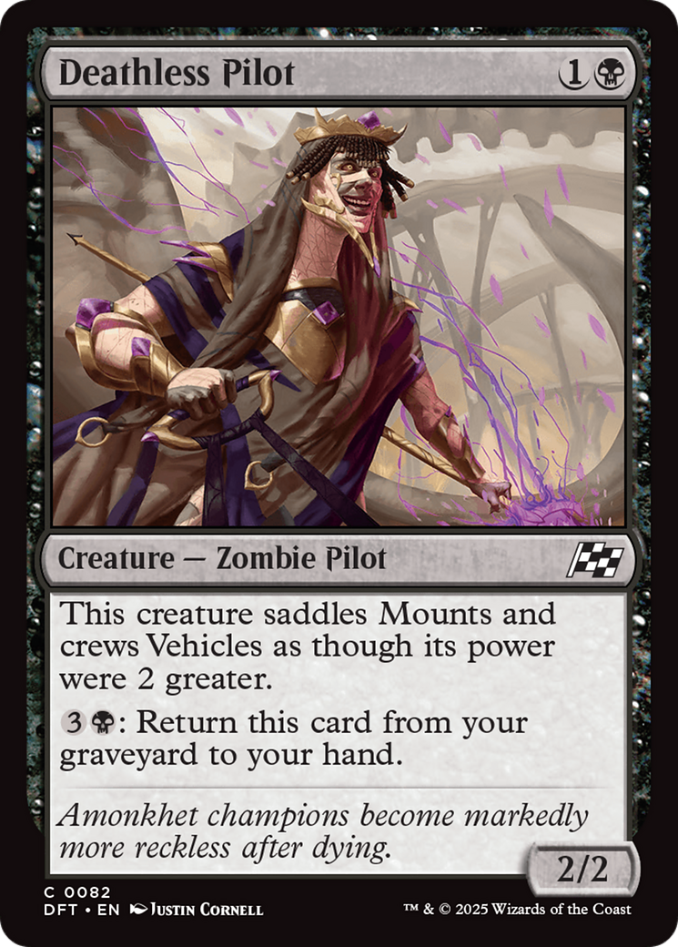 Deathless Pilot [Aetherdrift] | Jomio and Rueliete's Cards and Comics