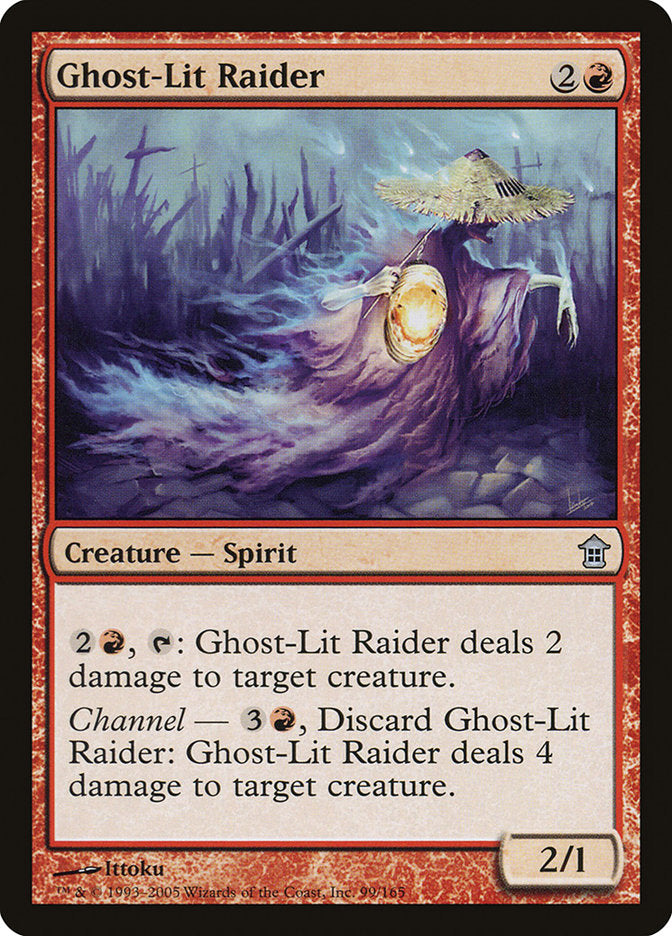 Ghost-Lit Raider [Saviors of Kamigawa] | Jomio and Rueliete's Cards and Comics