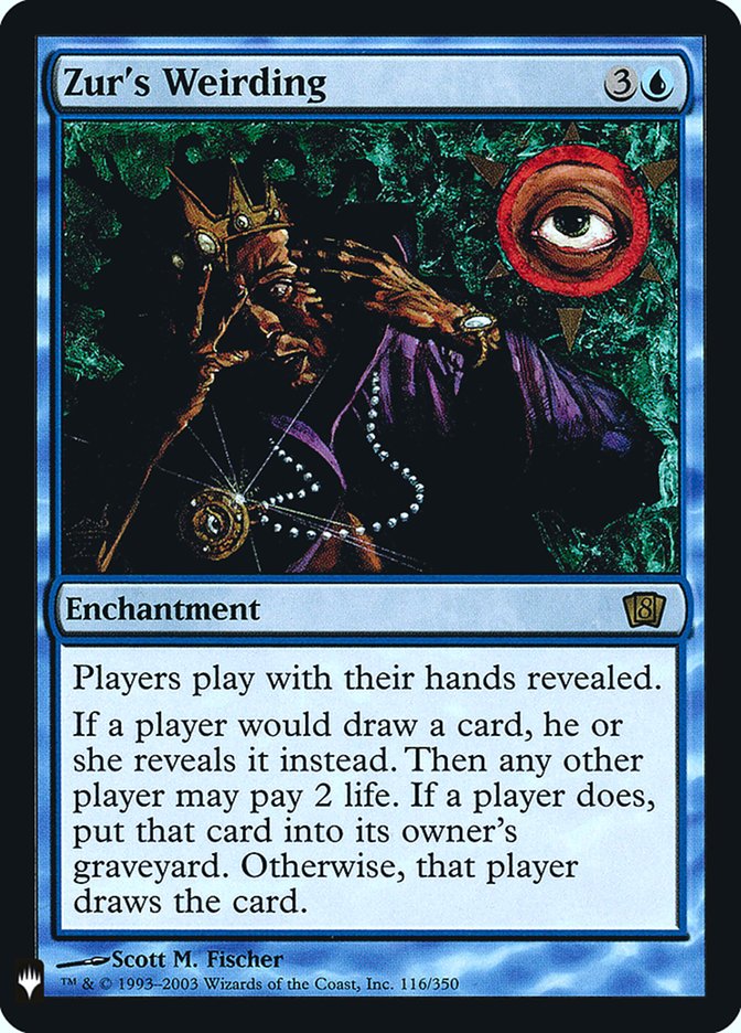 Zur's Weirding [Mystery Booster] | Jomio and Rueliete's Cards and Comics