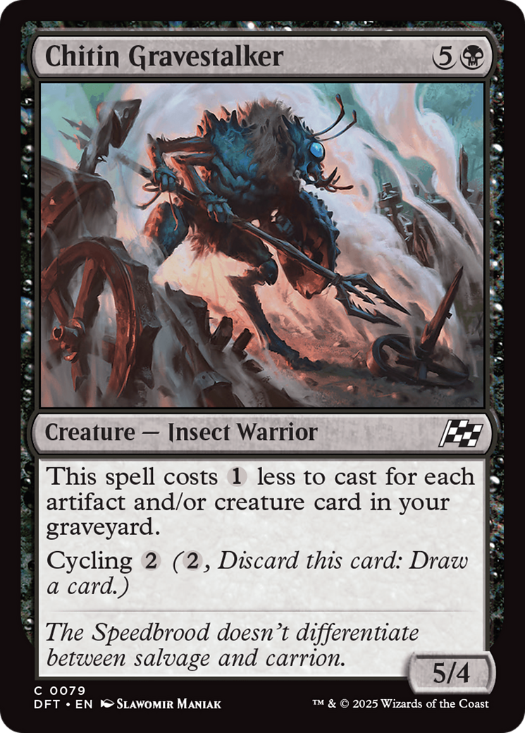 Chitin Gravestalker [Aetherdrift] | Jomio and Rueliete's Cards and Comics