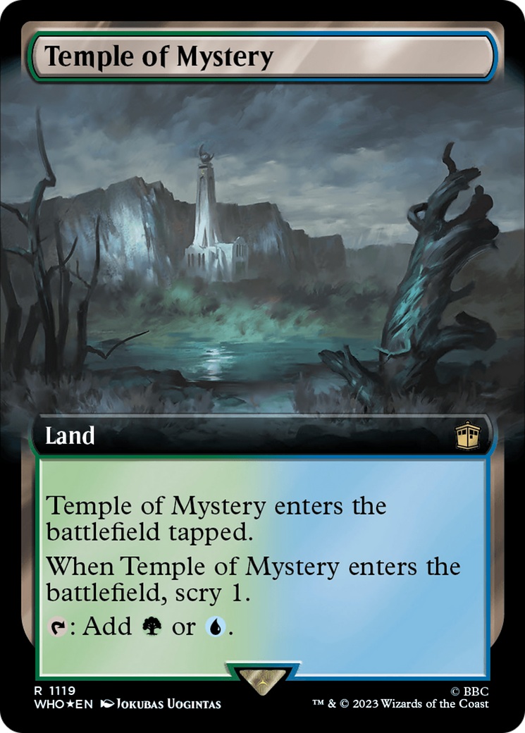 Temple of Mystery (Extended Art) (Surge Foil) [Doctor Who] | Jomio and Rueliete's Cards and Comics