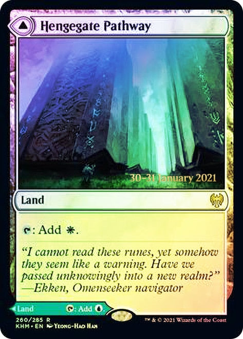 Hengegate Pathway // Mistgate Pathway [Kaldheim Prerelease Promos] | Jomio and Rueliete's Cards and Comics