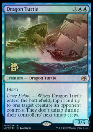 Dragon Turtle [Dungeons & Dragons: Adventures in the Forgotten Realms Prerelease Promos] | Jomio and Rueliete's Cards and Comics
