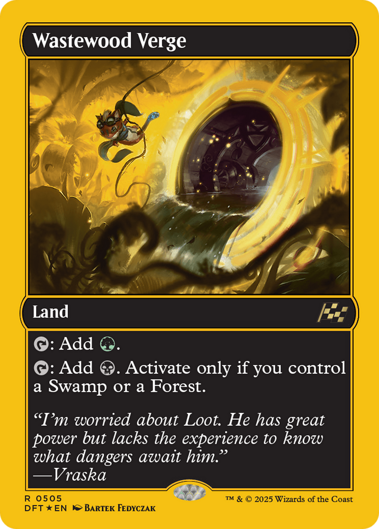 Wastewood Verge (First-Place Foil) [Aetherdrift] | Jomio and Rueliete's Cards and Comics