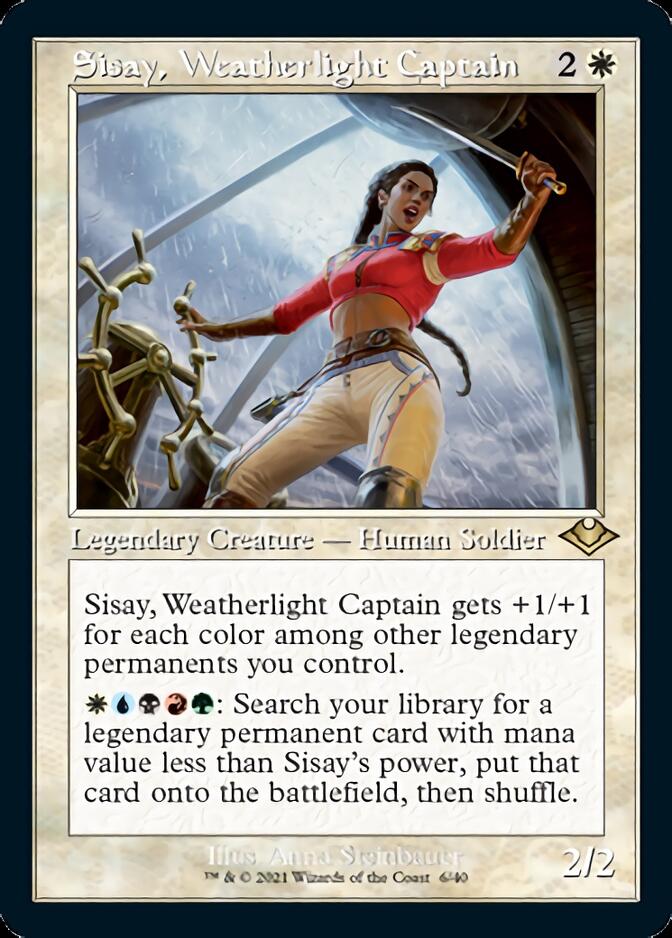 Sisay, Weatherlight Captain (Retro) [Modern Horizons] | Jomio and Rueliete's Cards and Comics