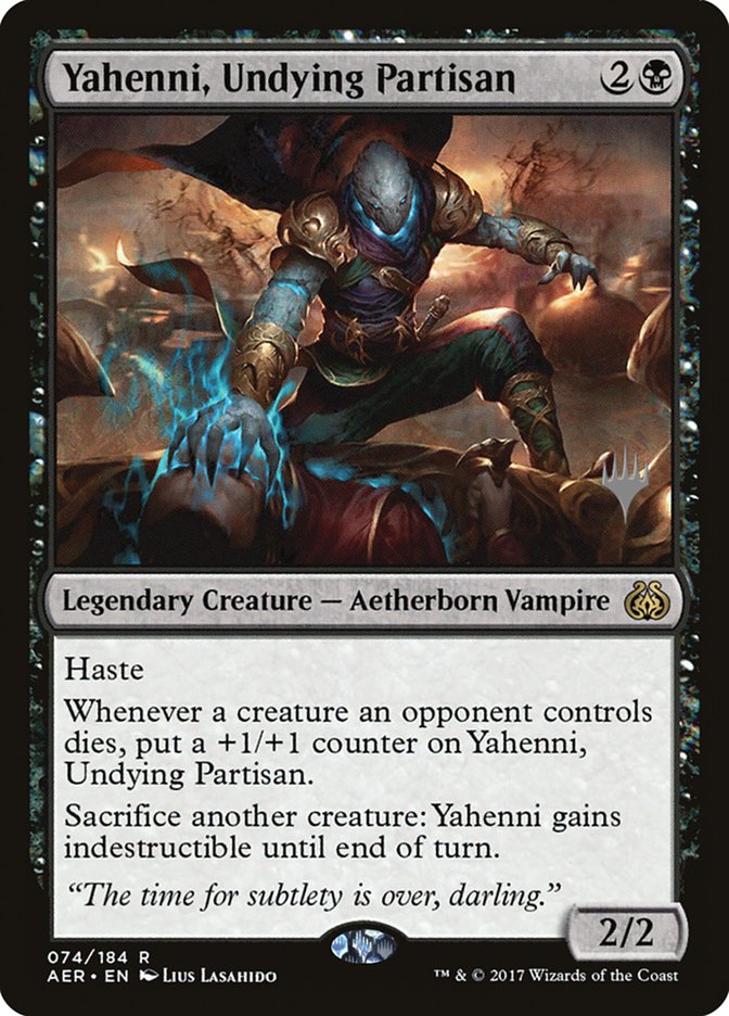 Yahenni, Undying Partisan (Promo Pack) [Aether Revolt Promos] | Jomio and Rueliete's Cards and Comics