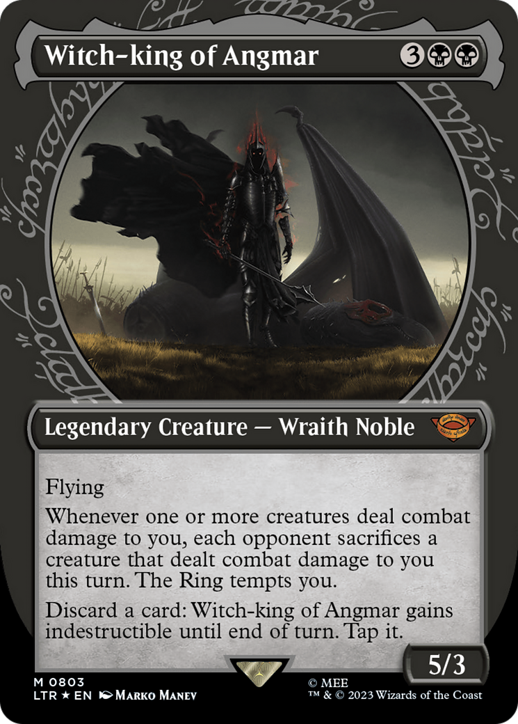 Witch-king of Angmar (Showcase) (Surge Foil) [The Lord of the Rings: Tales of Middle-Earth] | Jomio and Rueliete's Cards and Comics
