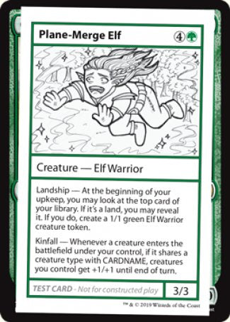 Plane-Merge Elf (2021 Edition) [Mystery Booster Playtest Cards] | Jomio and Rueliete's Cards and Comics