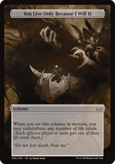 You Live Only Because I Will It (Full Art) [Duskmourn: Archenemy] | Jomio and Rueliete's Cards and Comics