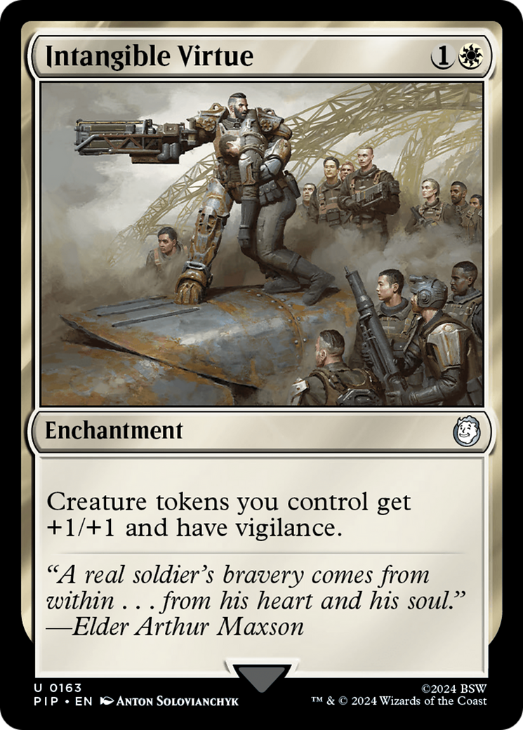 Intangible Virtue [Fallout] | Jomio and Rueliete's Cards and Comics