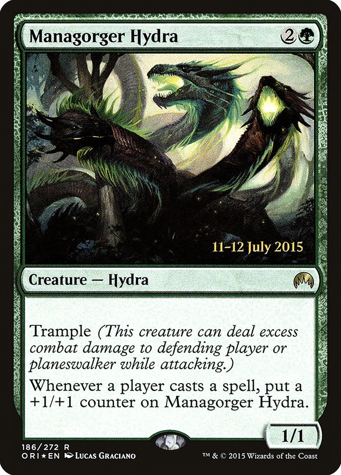 Managorger Hydra [Magic Origins Prerelease Promos] | Jomio and Rueliete's Cards and Comics