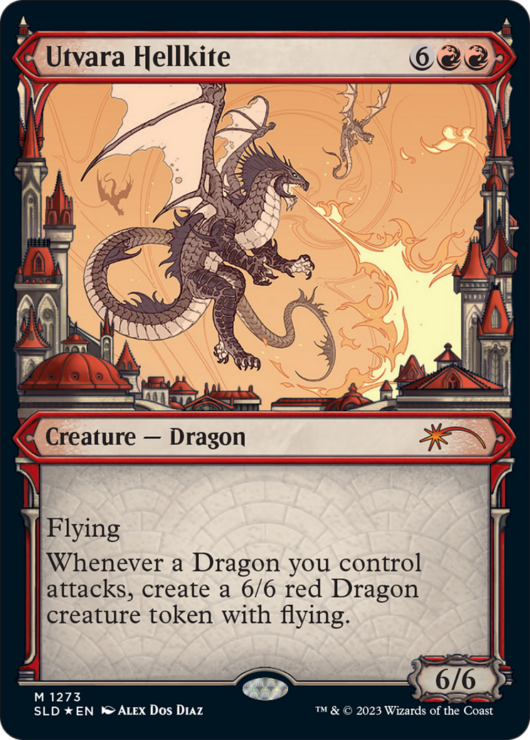 Utvara Hellkite (Halo Foil) [Secret Lair Drop Series] | Jomio and Rueliete's Cards and Comics
