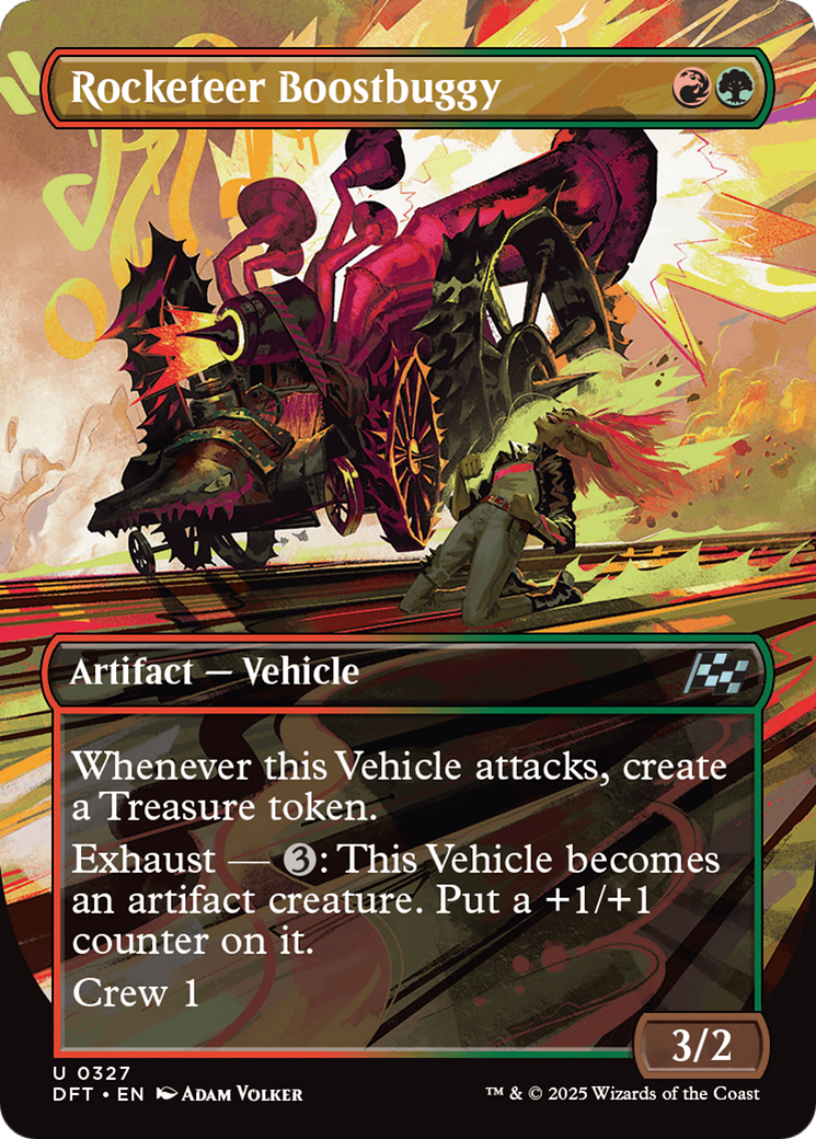 Rocketeer Boostbuggy (Borderless) [Aetherdrift] | Jomio and Rueliete's Cards and Comics