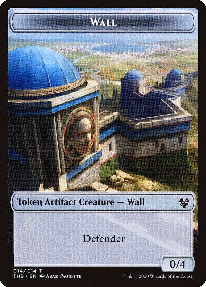 Wall Token [Theros Beyond Death Tokens] | Jomio and Rueliete's Cards and Comics