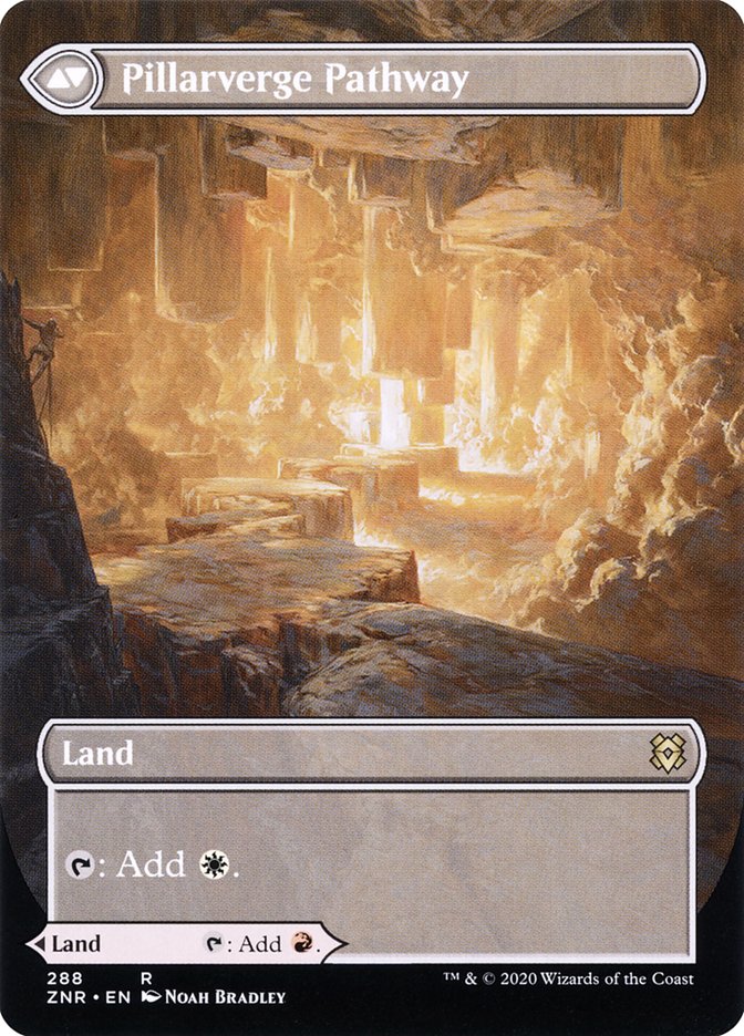 Needleverge Pathway // Pillarverge Pathway (Borderless Alternate Art) [Zendikar Rising] | Jomio and Rueliete's Cards and Comics