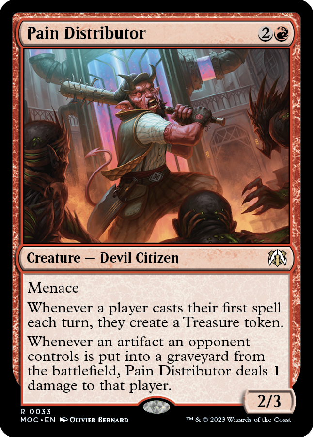 Pain Distributor [March of the Machine Commander] | Jomio and Rueliete's Cards and Comics