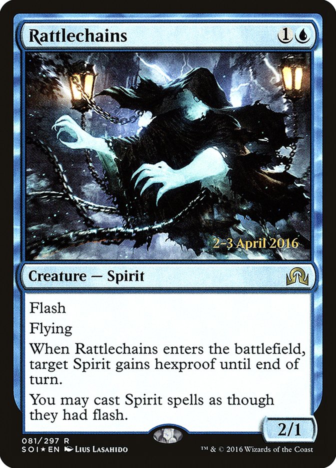 Rattlechains [Shadows over Innistrad Prerelease Promos] | Jomio and Rueliete's Cards and Comics