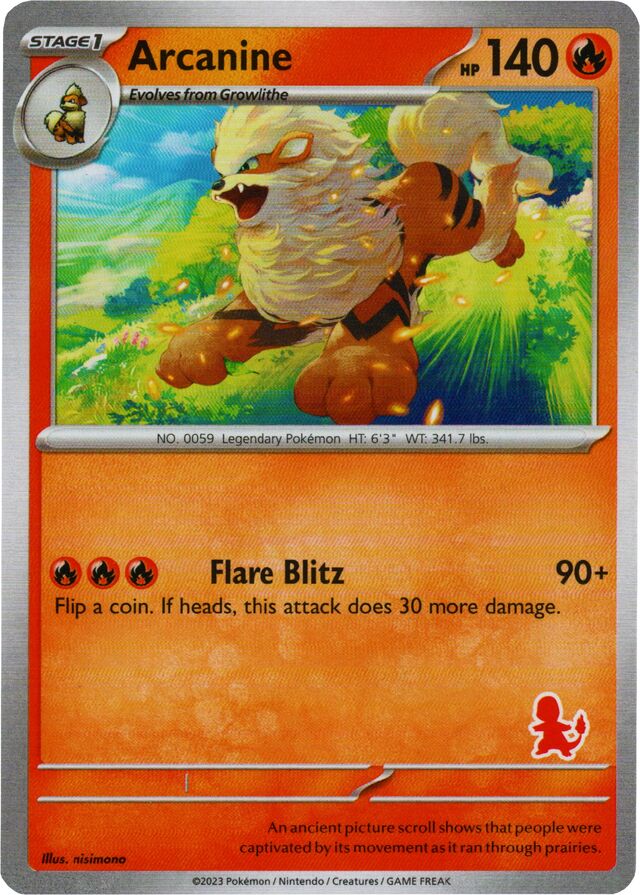 Arcanine [My First Battle] | Jomio and Rueliete's Cards and Comics