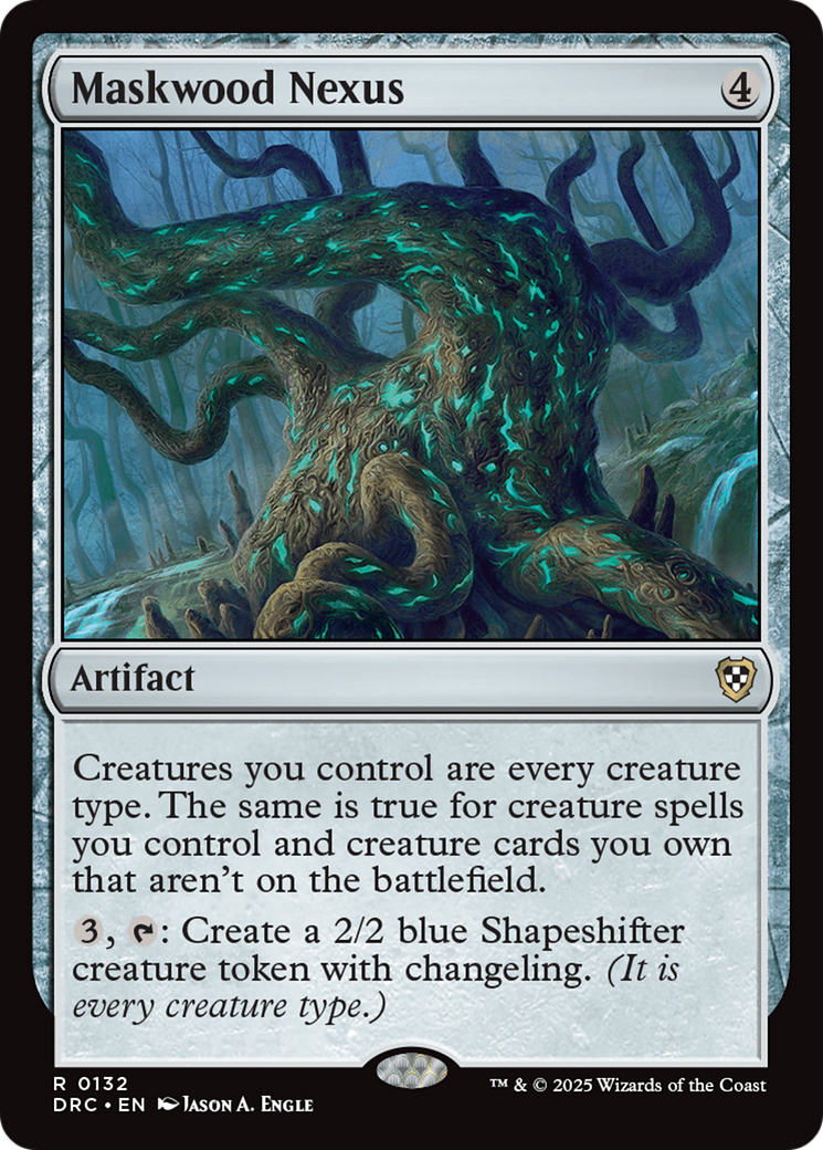 Maskwood Nexus [Aetherdrift Commander] | Jomio and Rueliete's Cards and Comics