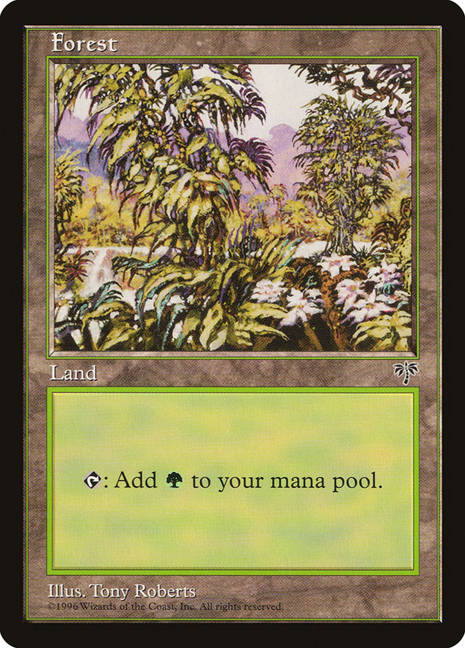 Forest (Open Flowers Bottom Right) [Mirage] | Jomio and Rueliete's Cards and Comics