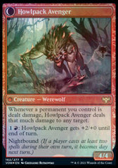 Ill-Tempered Loner // Howlpack Avenger [Innistrad: Crimson Vow Prerelease Promos] | Jomio and Rueliete's Cards and Comics