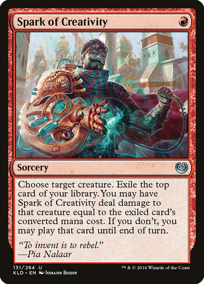 Spark of Creativity [Kaladesh] | Jomio and Rueliete's Cards and Comics